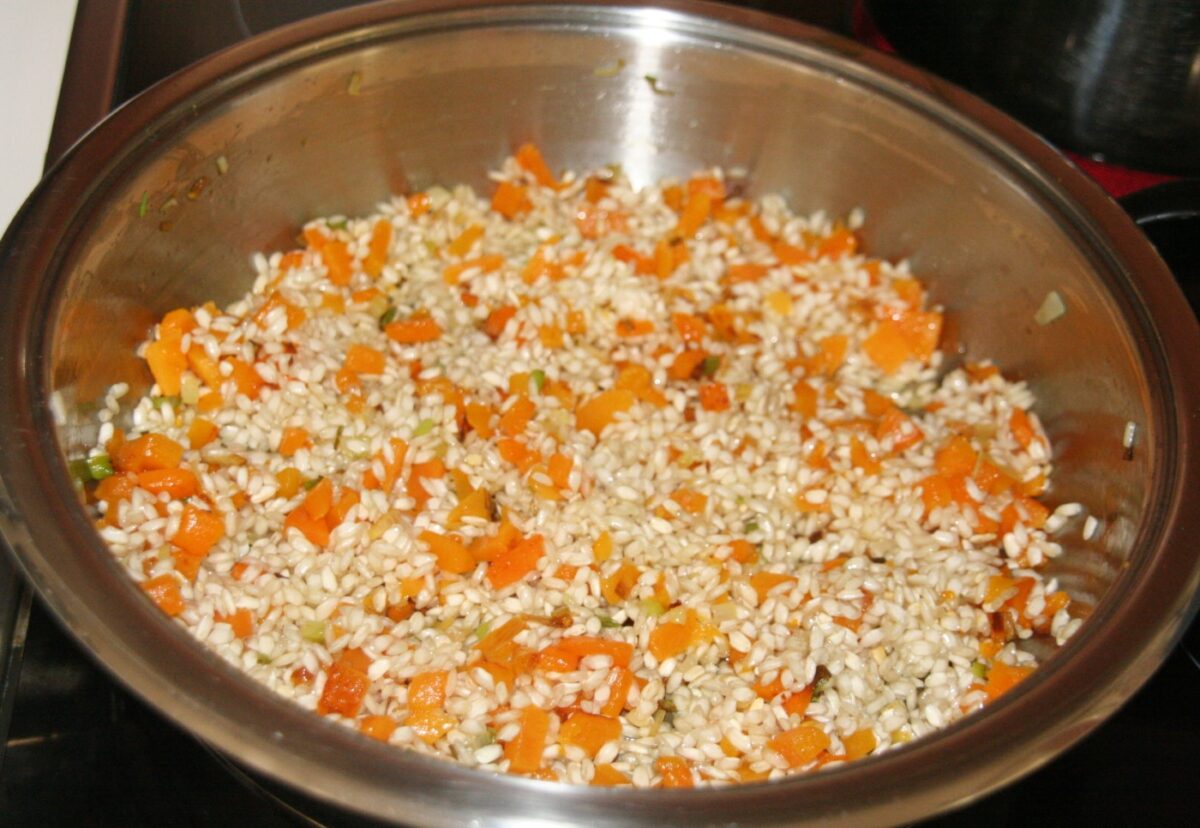 Risotto alla zucca paso 5