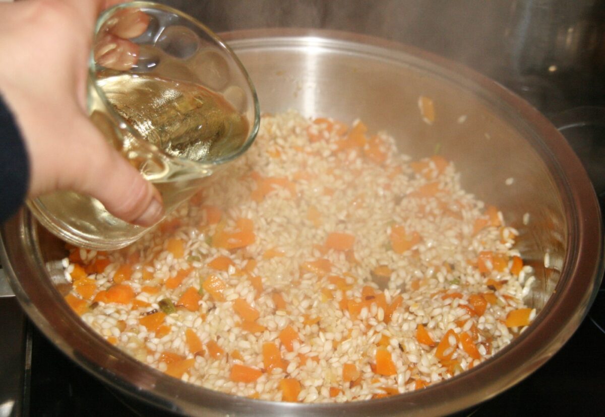 Risotto alla zucca paso 6