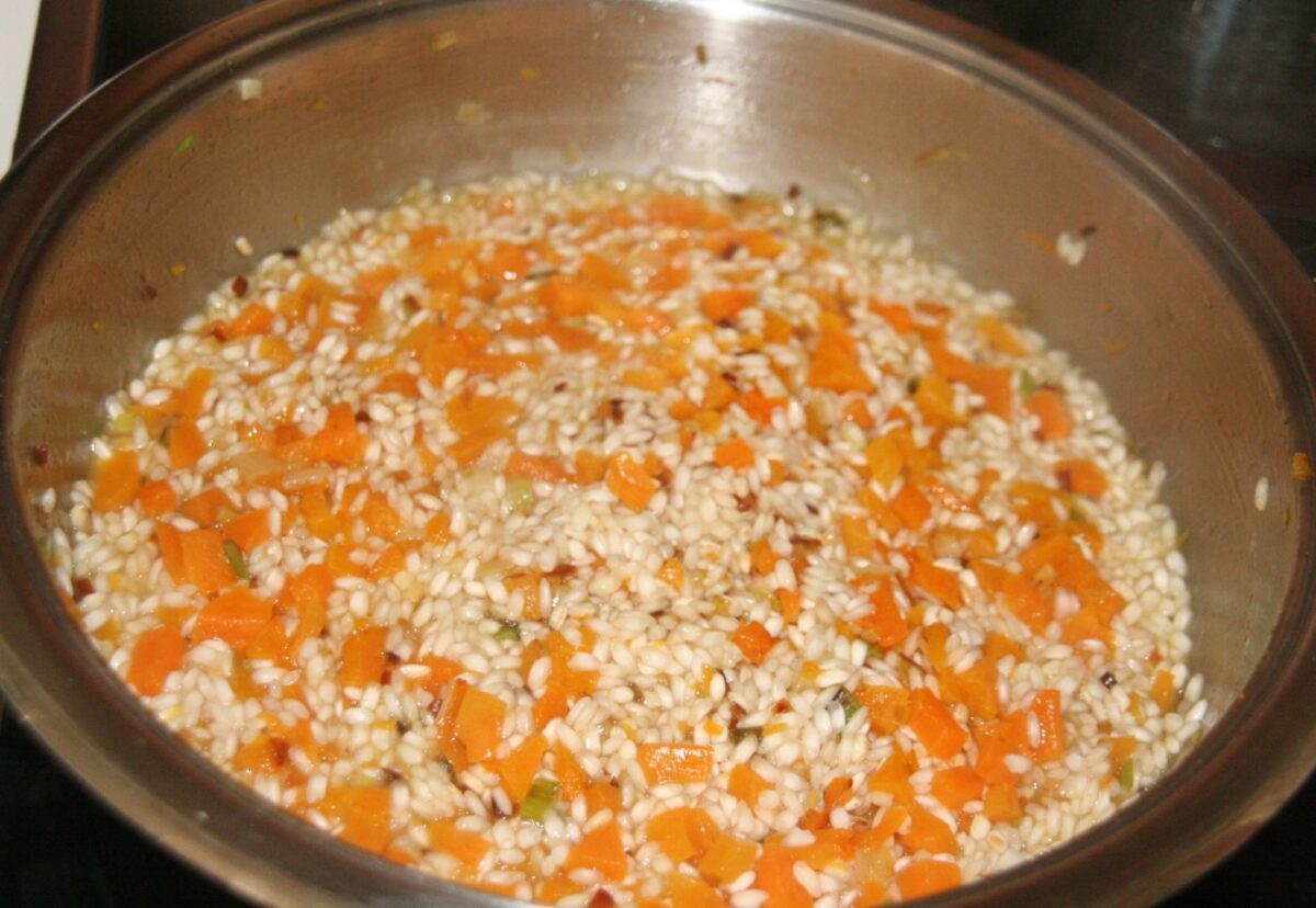 Risotto alla zucca paso 7