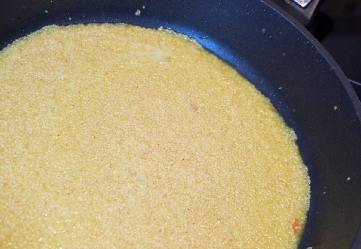 Cuscús con pollo al curry