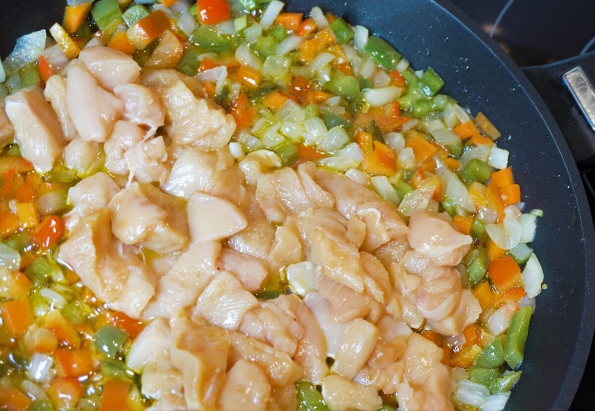 Cuscús con pollo al curry