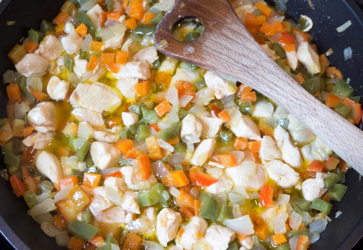 Cuscús con pollo al curry