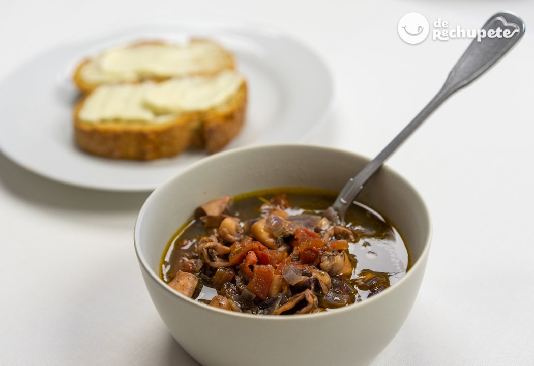 Sopa de calamares