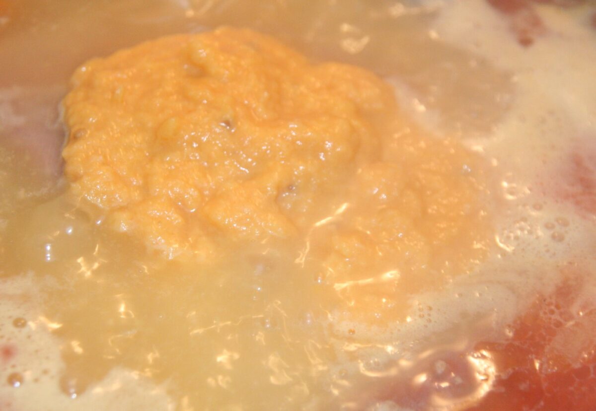 Guiso de garbanzos o garbanzas canarias