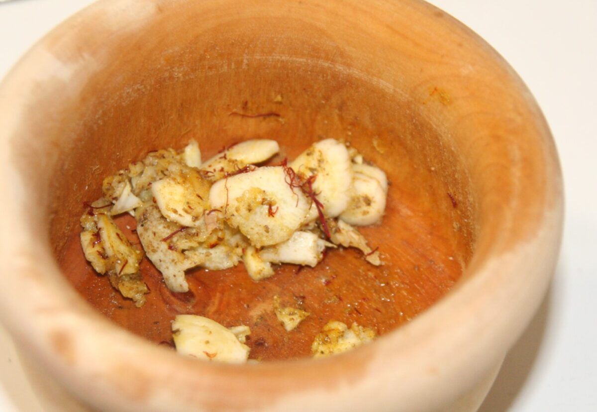 Guiso de garbanzos o garbanzas canarias
