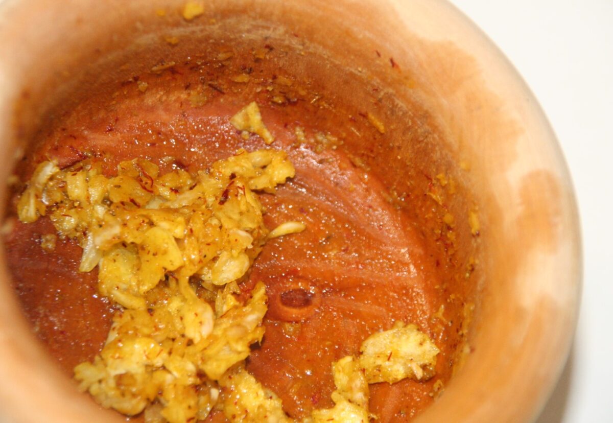 Guiso de garbanzos o garbanzas canarias