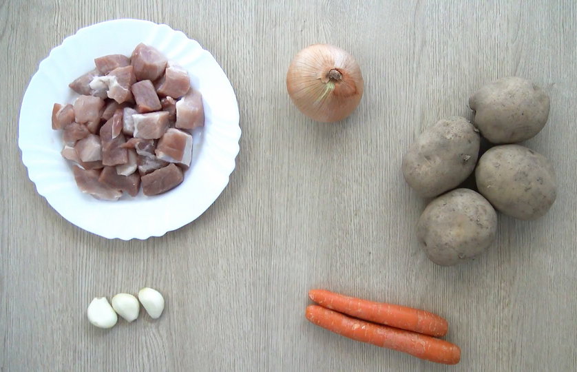 papas con carne ingredientes