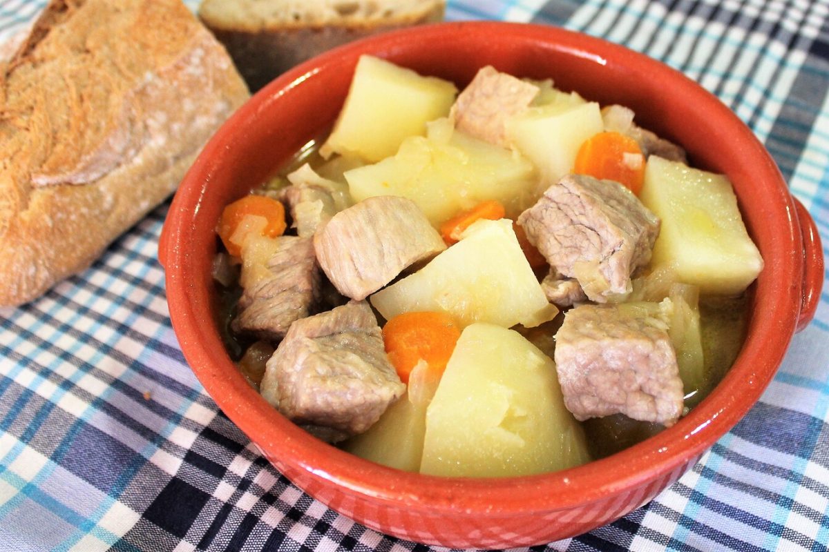 papas con carne paso 10