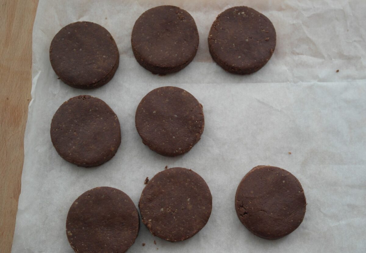 Polvorones de chocolate