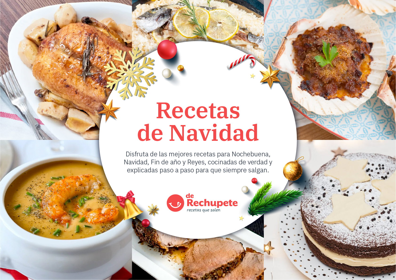 Portada Libro de recetas de Navidad