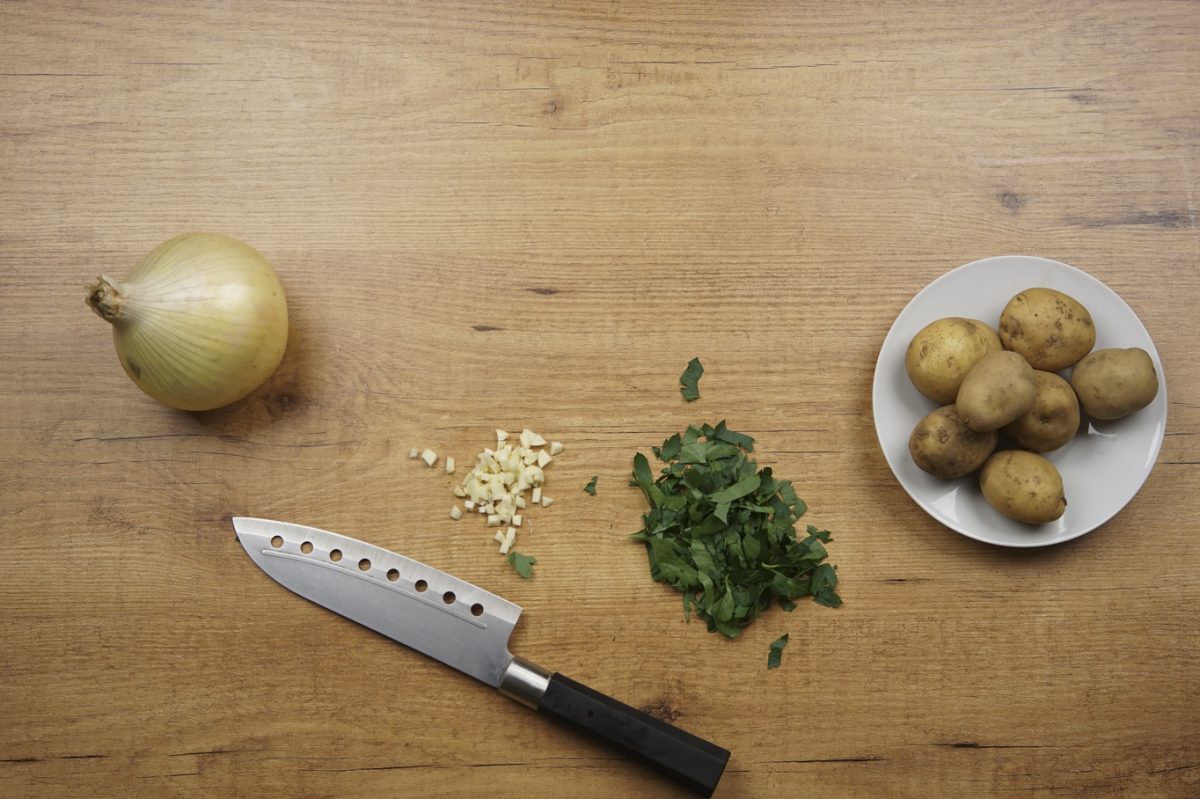 jarrete de ternera asado con patatas paso 1