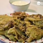 Setas en tempura