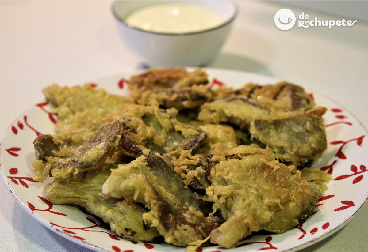 Setas en tempura