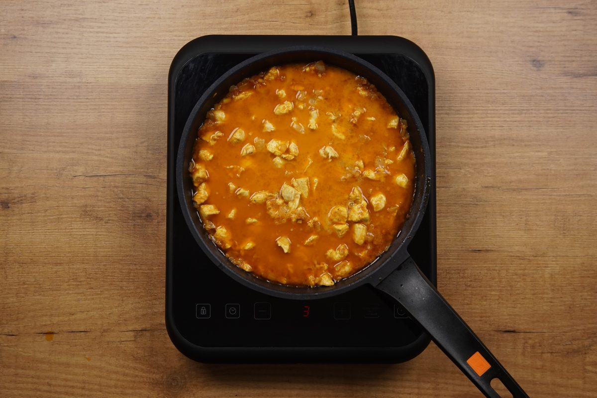 pollo al curry express paso 6