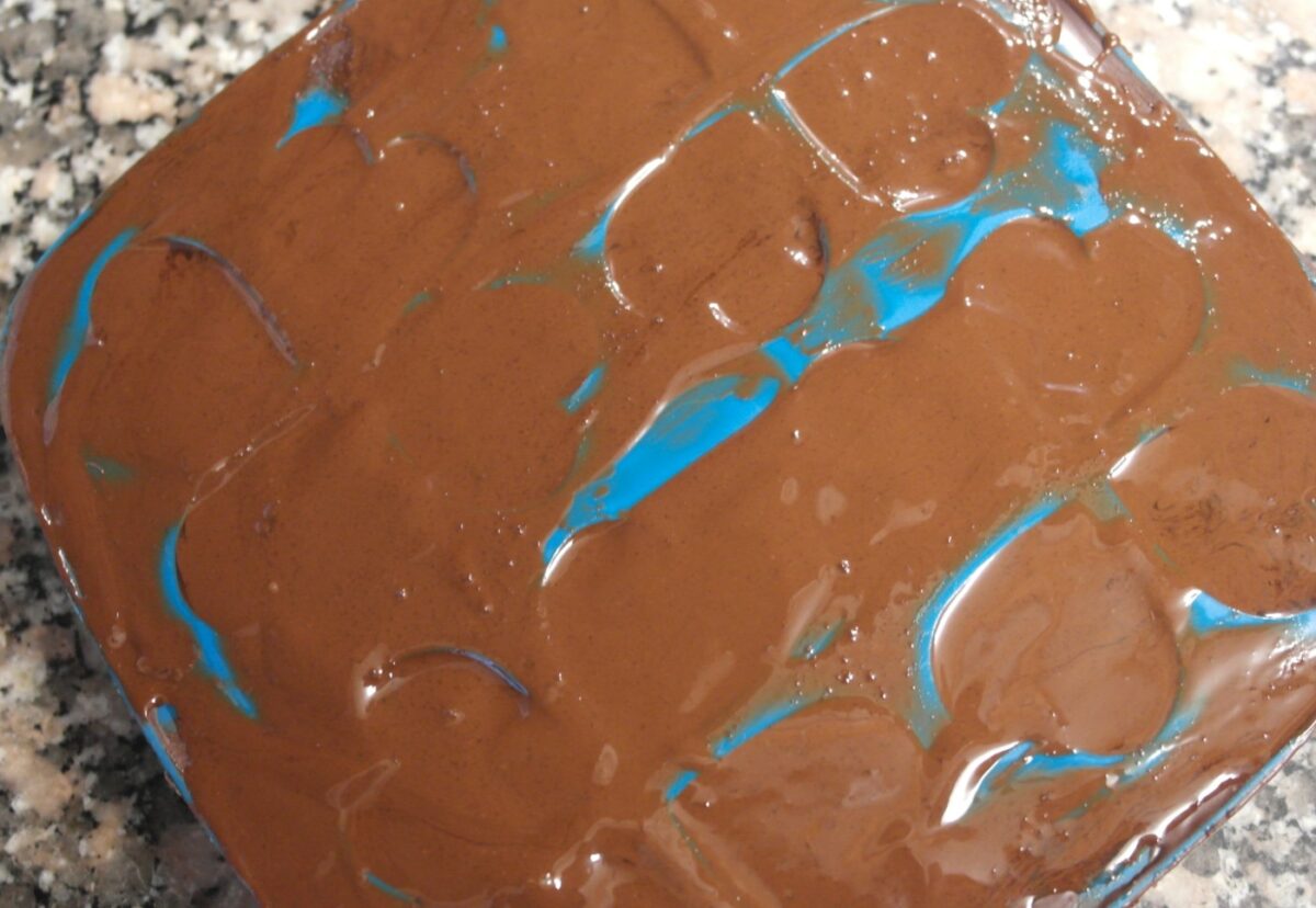 Bombones de chocolate y naranja