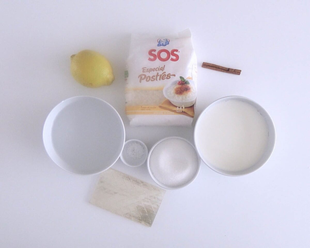 Tarta de arroz con leche