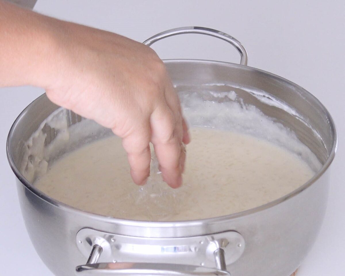 Tarta de arroz con leche