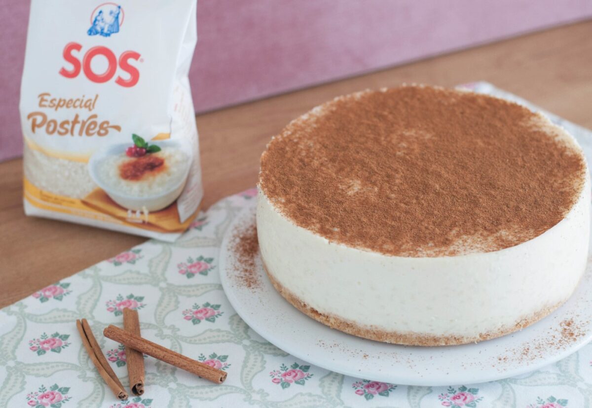 Tarta de arroz con leche