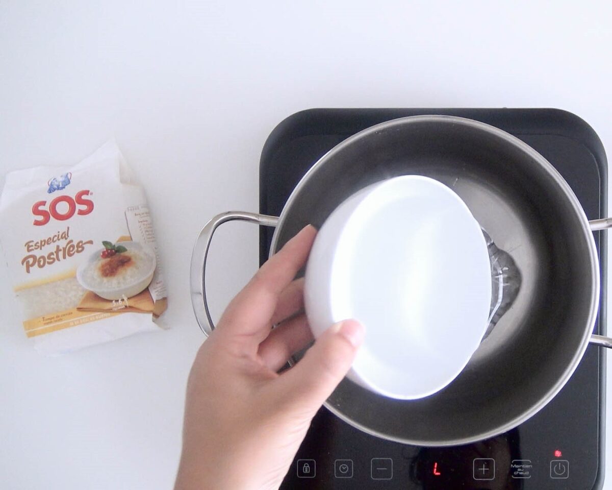 Tarta de arroz con leche