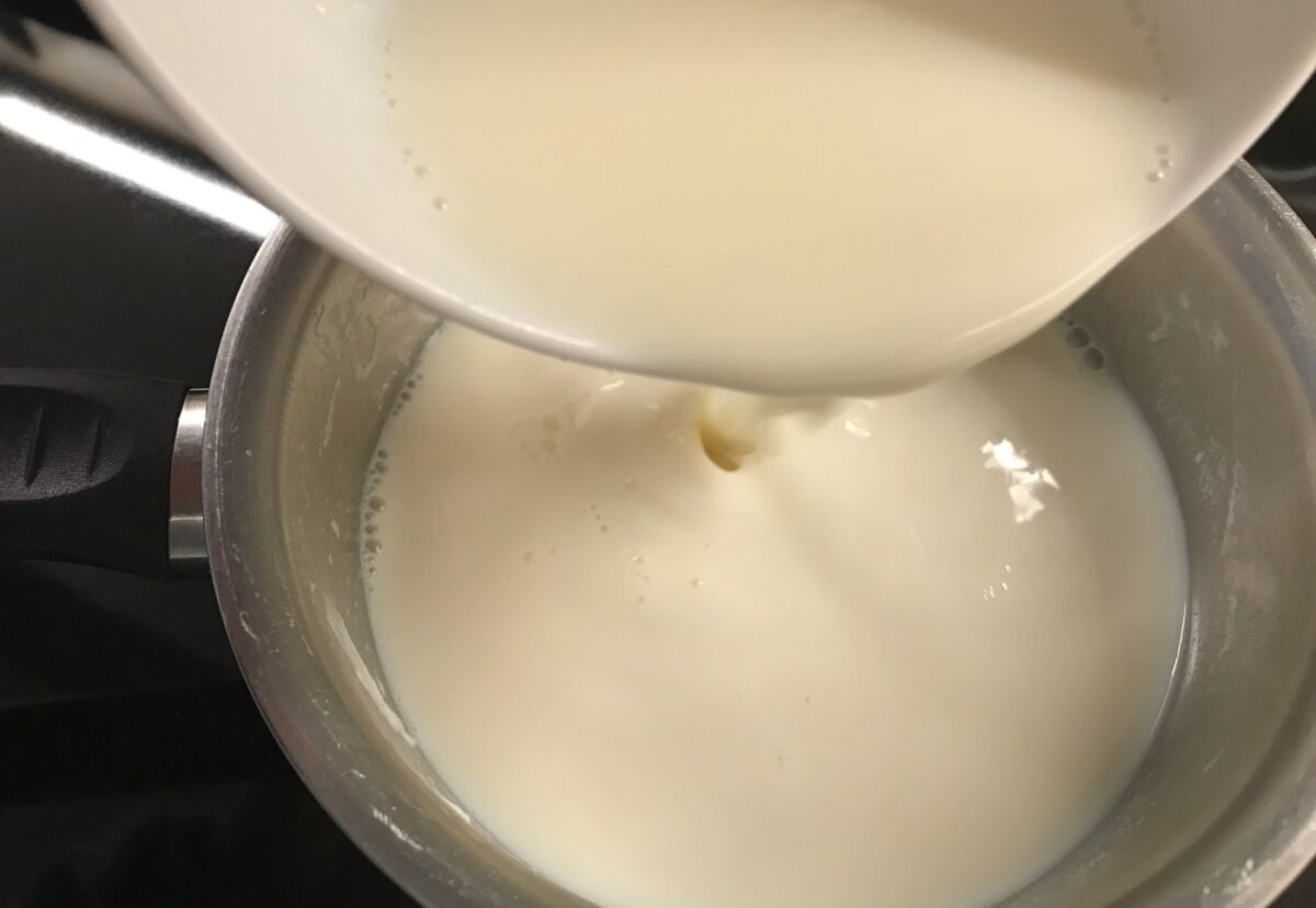 Leche frita caramelizada