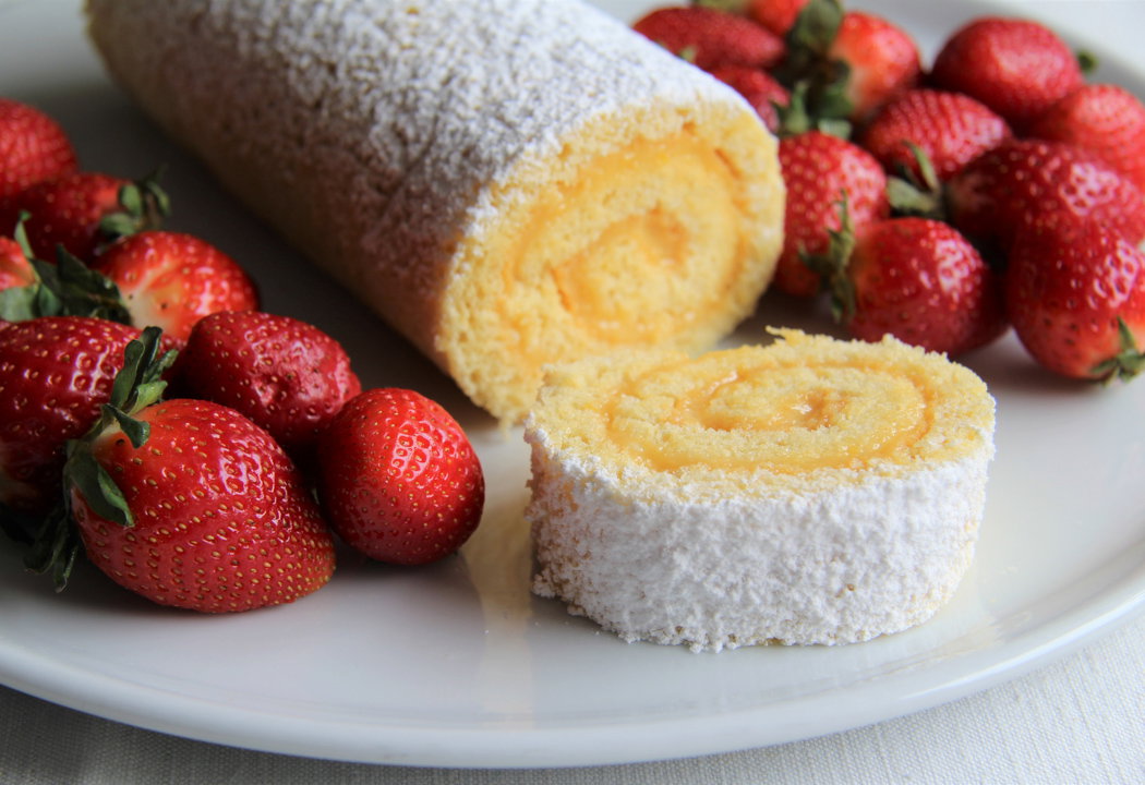 Brazo de gitano de Lemon Curd