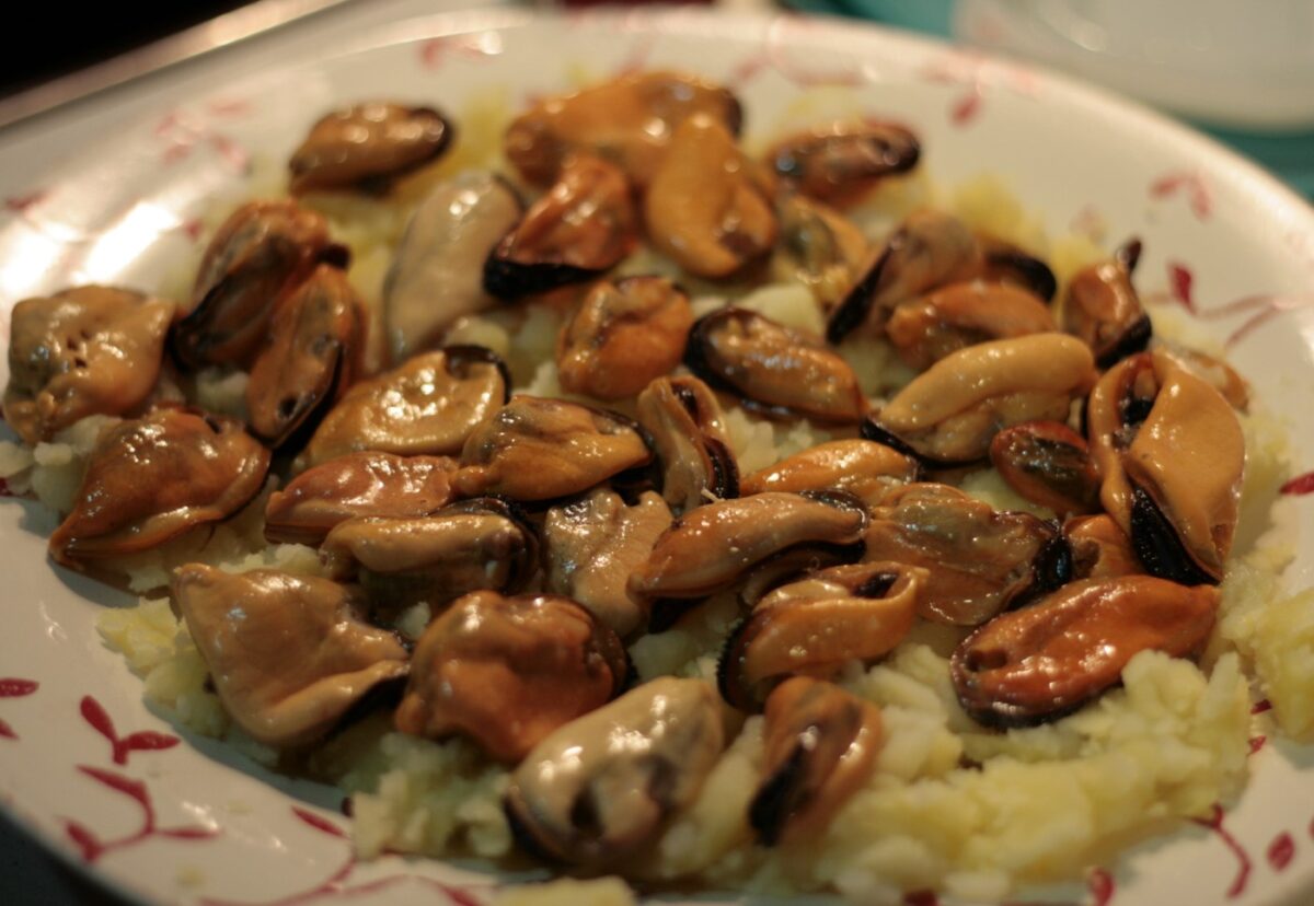 Mejillones en salsa de Ribeiro