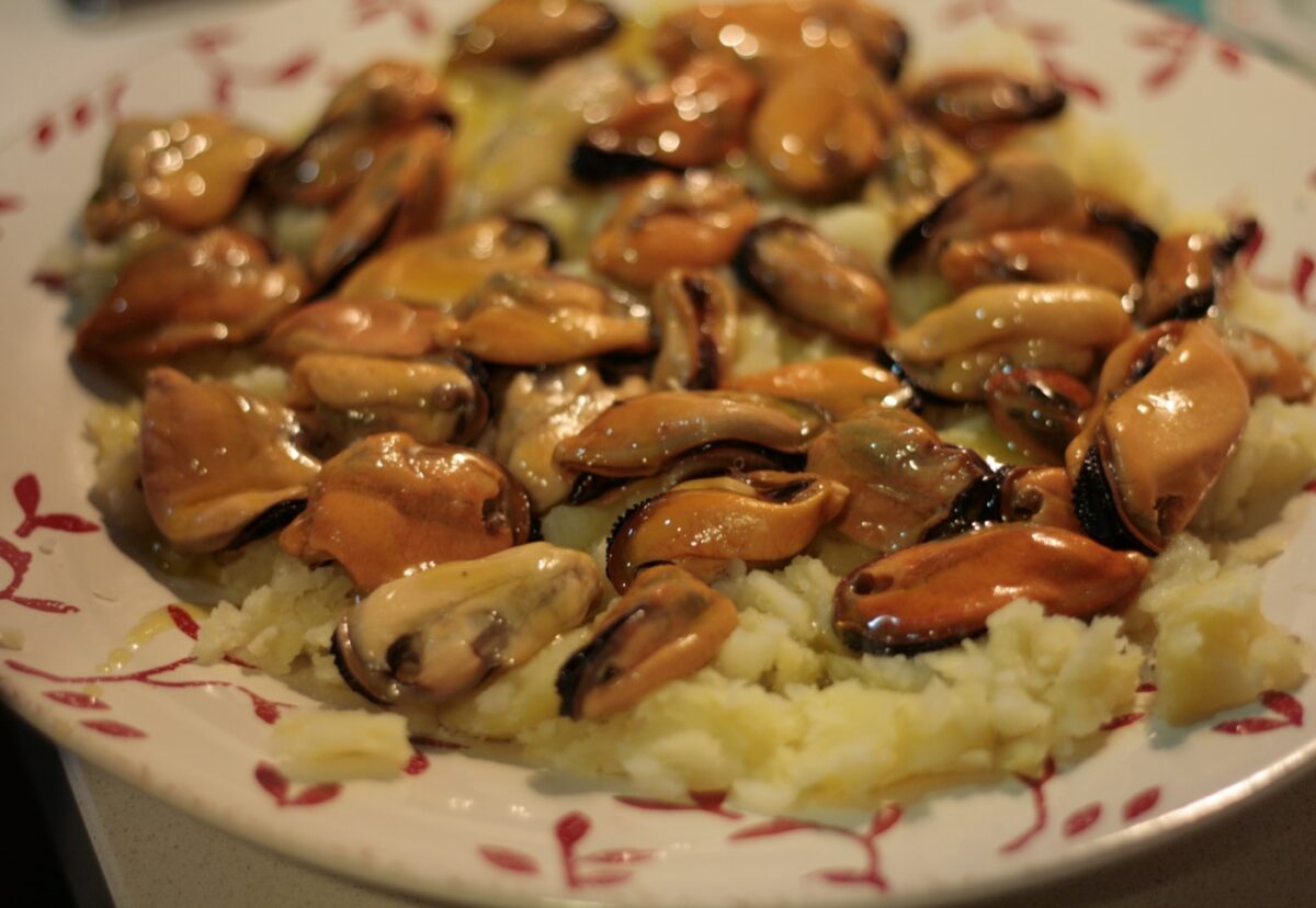 Mejillones en salsa de Ribeiro