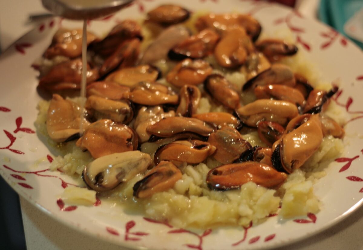 Mejillones en salsa de Ribeiro