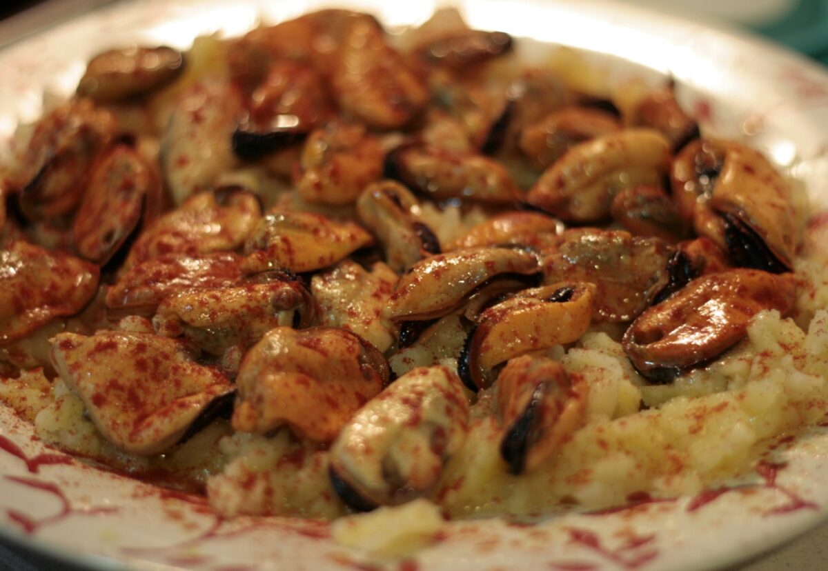 Mejillones en salsa de Ribeiro