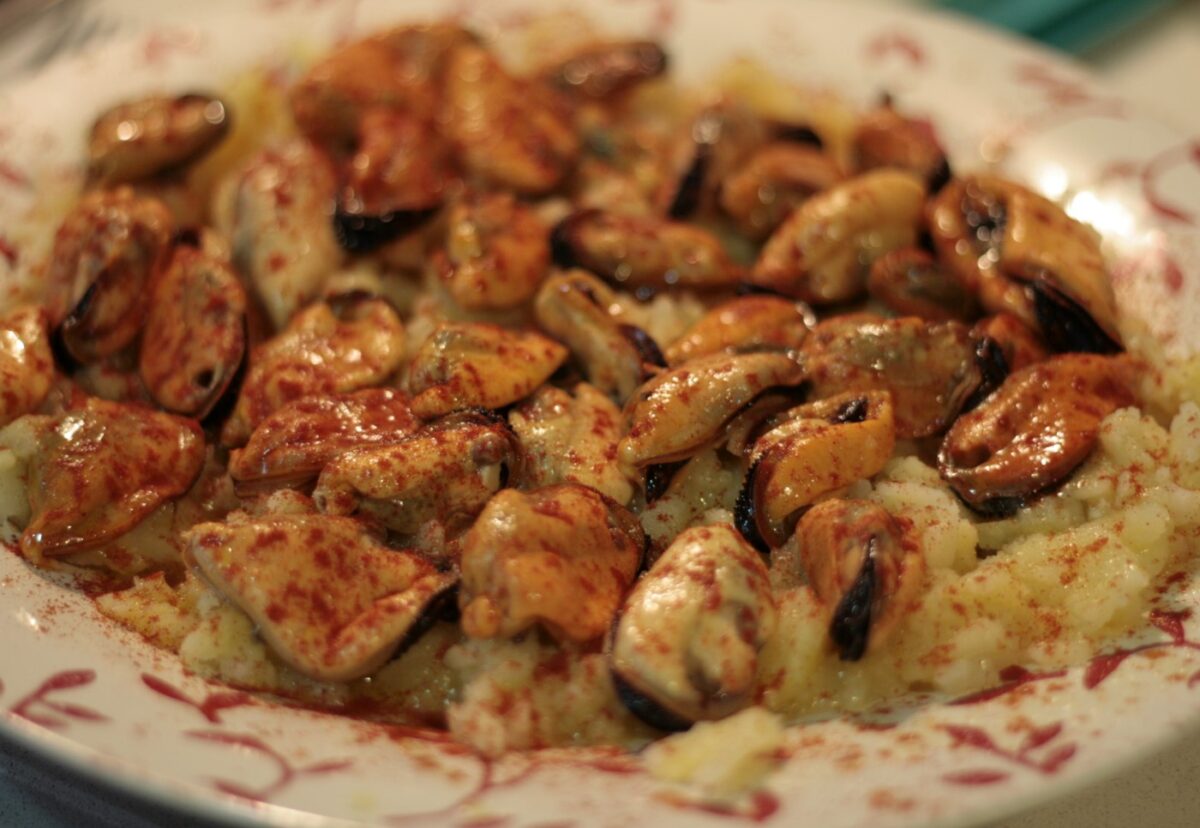 Mejillones en salsa de Ribeiro