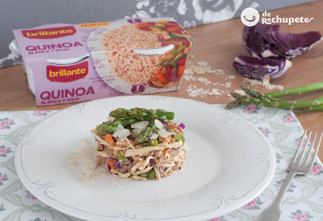 Ensalada de quinoa y pollo