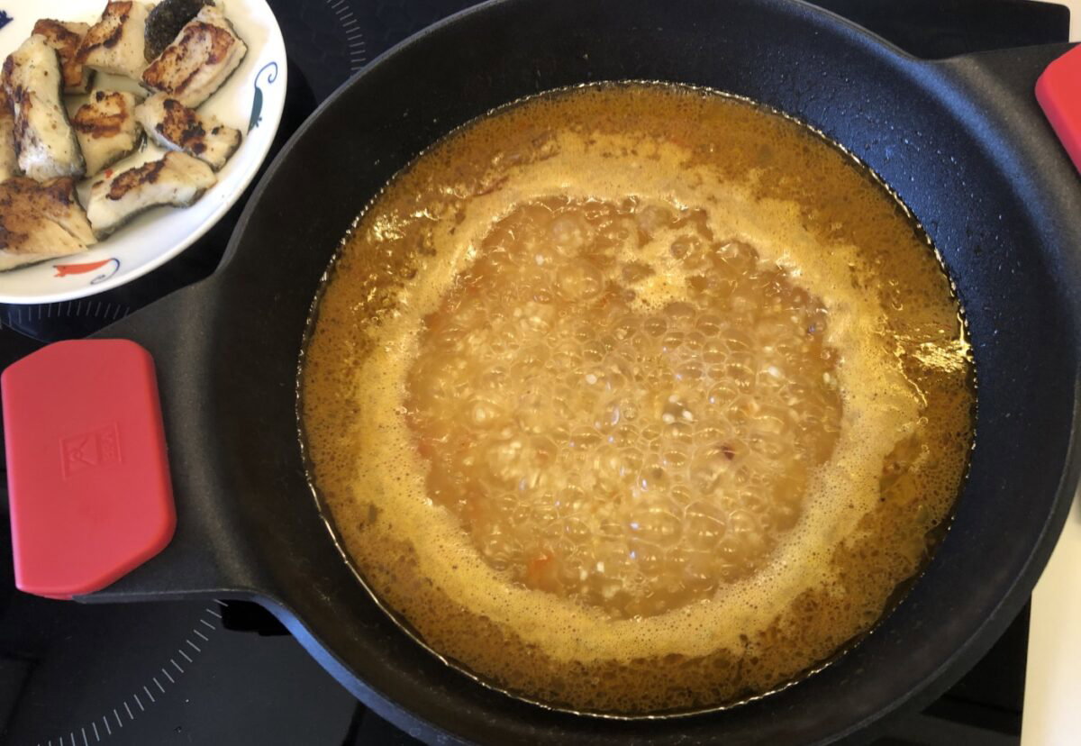 Arroz con rodaballo
