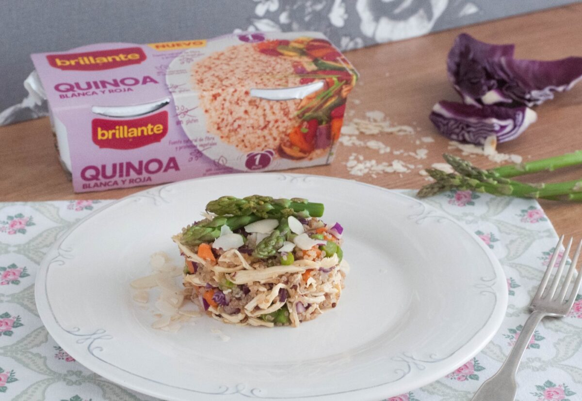 Ensalada de quinoa con pollo