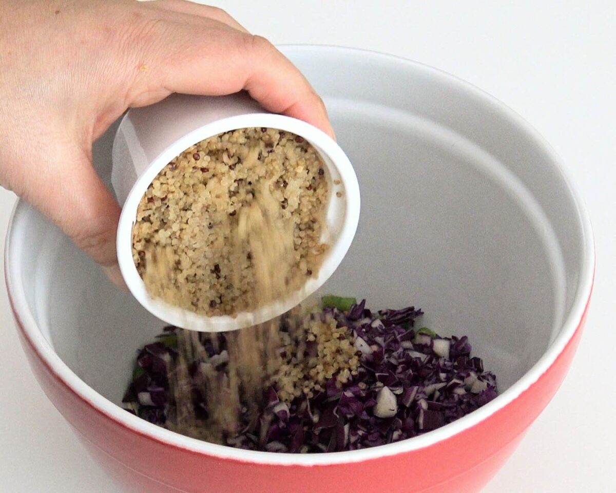 Ensalada de quinoa con pollo