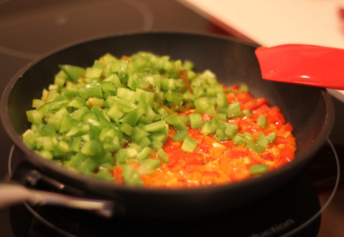 Arroz con huevos de codorniz