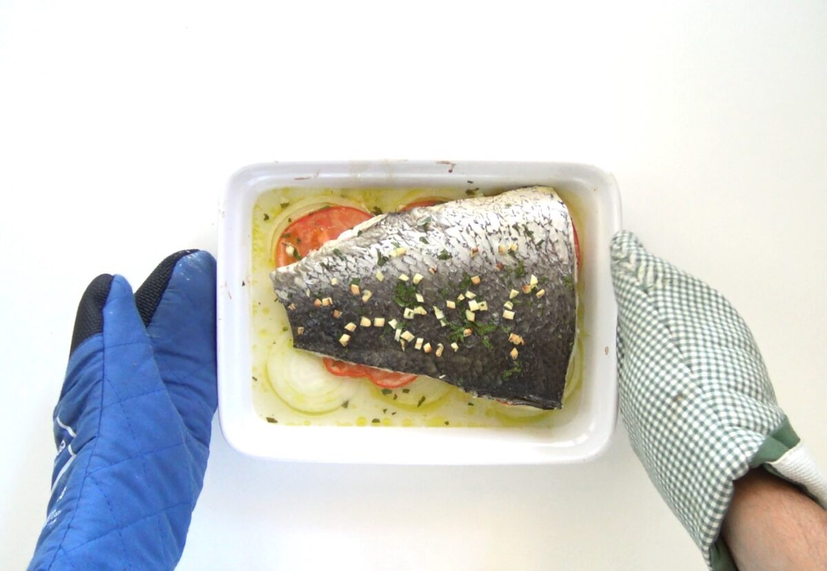 Cómo hacer corvina al horno