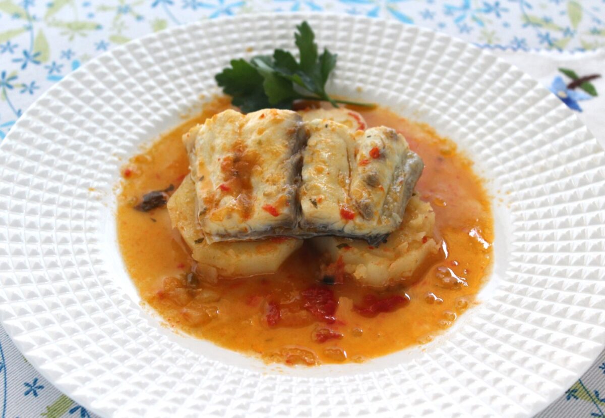 Corvina en salsa