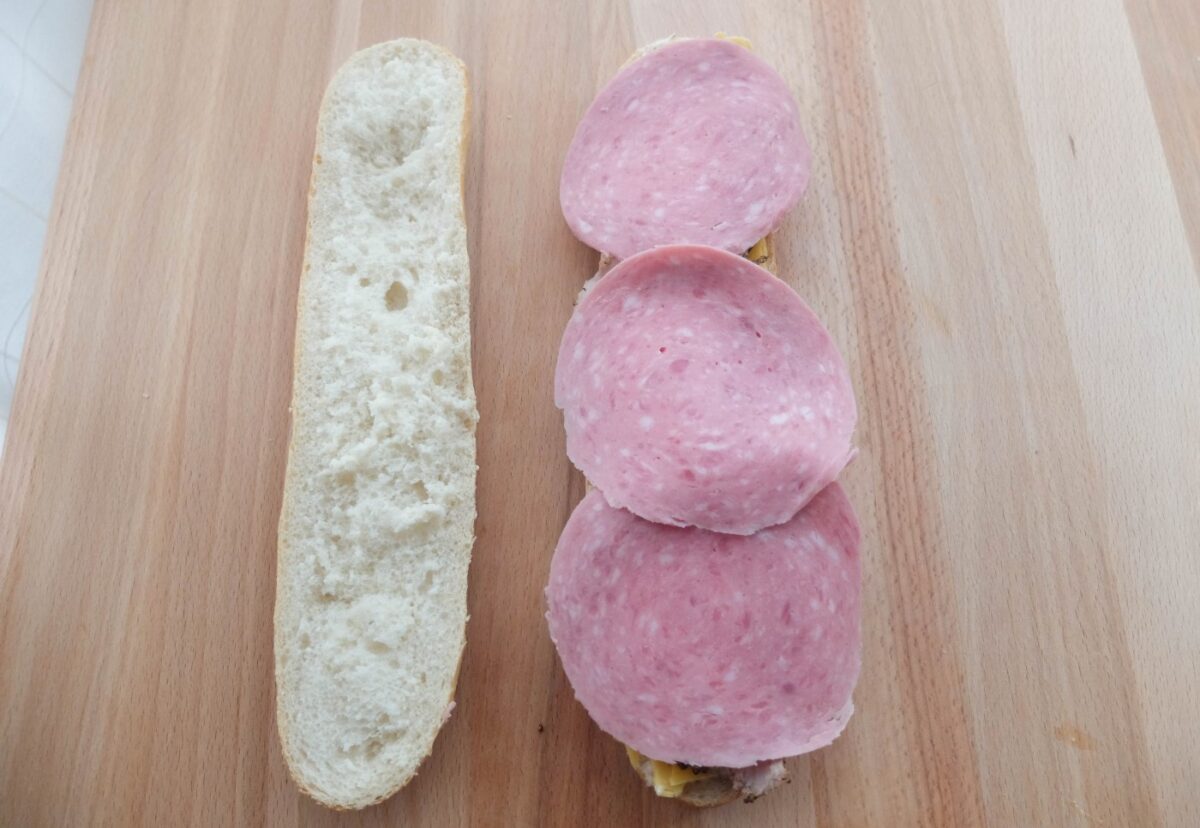 Sándwich submarino italiano