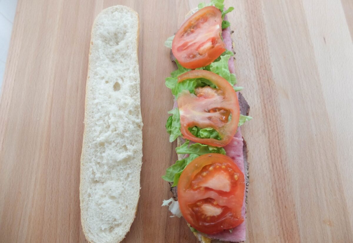 Sándwich submarino italiano