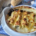 Canelones rellenos de espinacas y ricotta