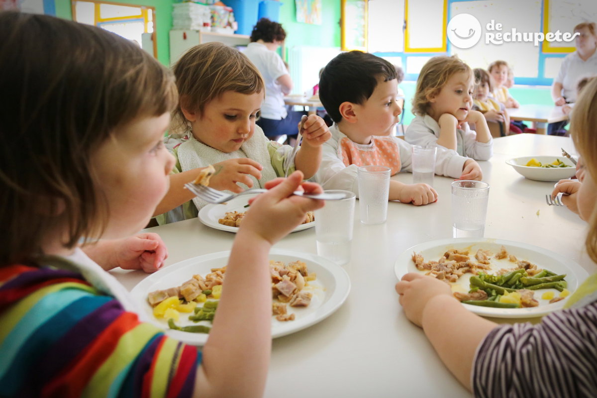 Comer en el colegio. todo lo que necesitas saber. recetas