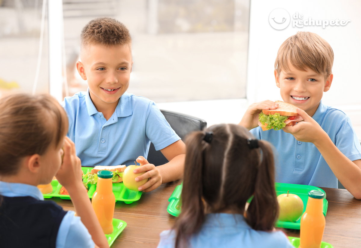 Comer en el colegio. todo lo que necesitas saber. recetas