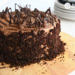 Tarta de chocolate para Halloween