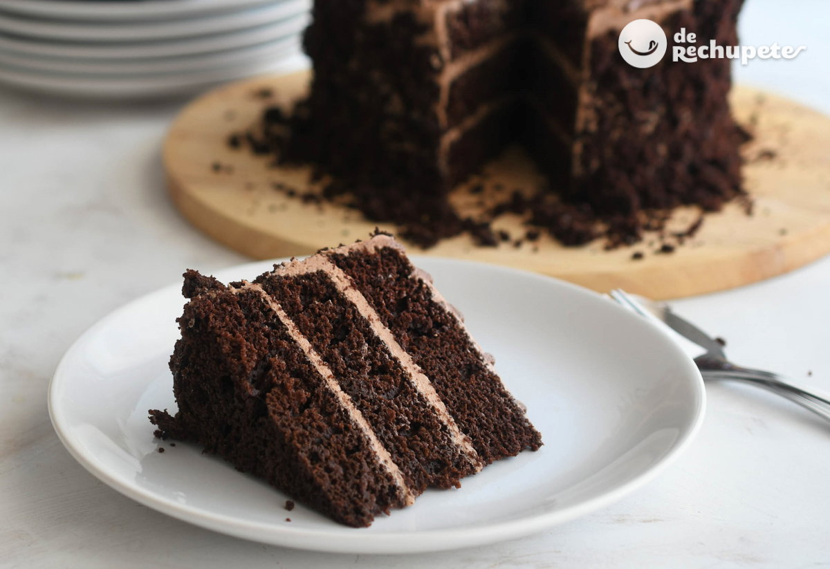 Tarta de chocolate para Halloween