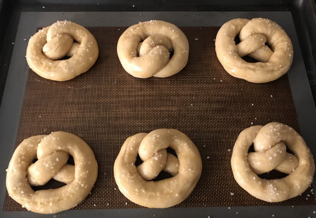 Bretzel o Pretzels caseros