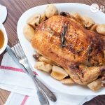 Pollo relleno para Navidad