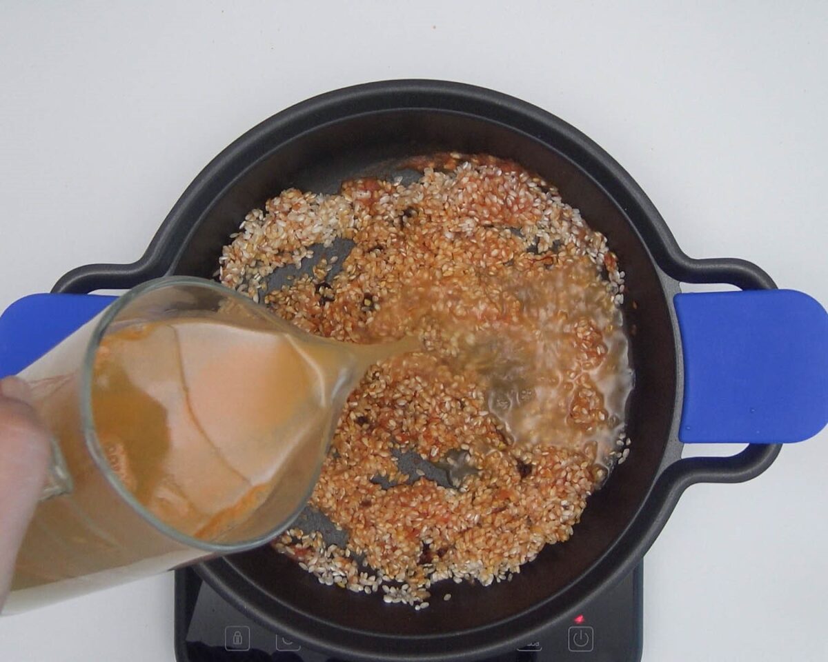 Arroz con gambas