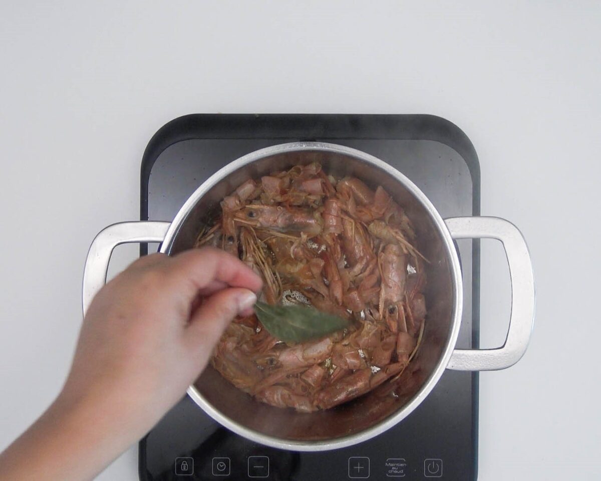 Arroz con gambas