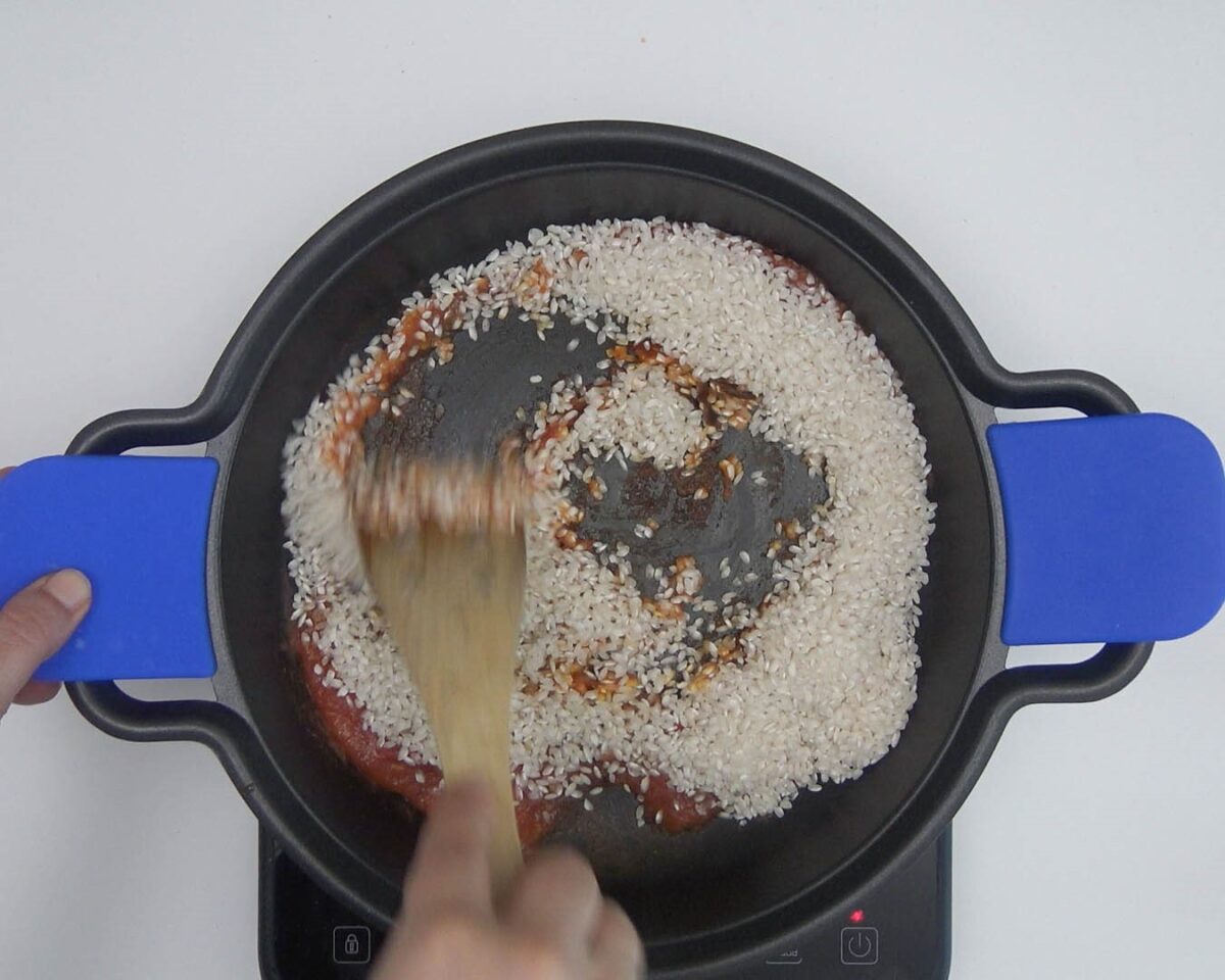 Arroz con gambas