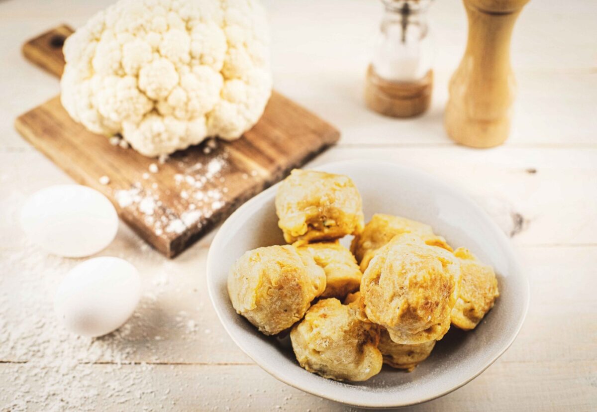 Buñuelos de coliflor